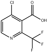 4-Chloro-2-(trifluoroMethyl)nicotinic acid Struktur