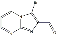3-BroMoiMidazo[1,2-a]pyriMidine-2-carbaldehyde 化学構造式