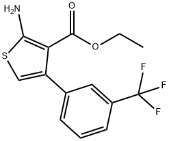 ethyl 2-amino-4-[3-(trifluoromethyl)phenyl]thiophene-3-carboxylate Structure