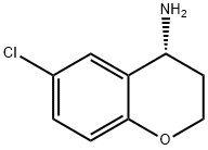 (4R)-6-chloro-3,4-dihydro-2H-chroMen-4-aMine Struktur
