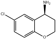 (4S)-6-chloro-3,4-dihydro-2H-chroMen-4-aMine Struktur