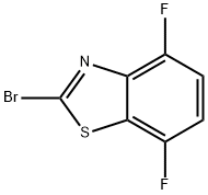 2-溴-4,7-二氟苯并噻唑,1019108-46-3,结构式
