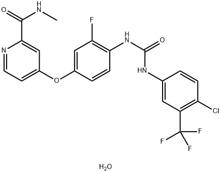 瑞格非尼一水合物,1019206-88-2,结构式