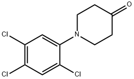 1-(2,4,5-trichlorophenyl)piperidin-4-one Structure