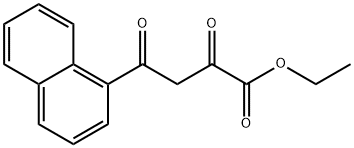 Ethyl 4-(1-Naphthyl)-2,4-dioxobutanoate Structure