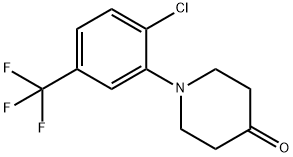 1-[2-chloro-5-(trifluoromethyl)phenyl]piperidin-4-one|