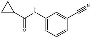 N-(3-CYANOPHENYL)CYCLOPROPANECARBOXAMIDE Struktur