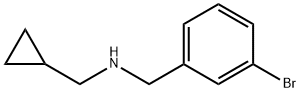 N-环丙甲基-3-溴苄胺,1019506-79-6,结构式