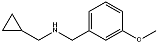 N-(CyclopropylMethyl)-3-Methoxy-benzylaMine Structure