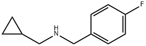 N-(CyclopropylMethyl)-4-fluoro-benzylaMine Structure