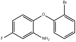 2-(2-bromophenoxy)-5-fluoroaniline Structure