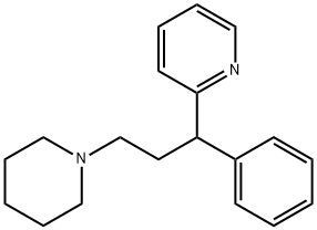 2-(1-Phenyl-3-(piperidin-1-yl)propyl)pyridine Structure