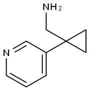(1-(PYRIDIN-3-YL)CYCLOPROPYL)METHANAMINE Struktur