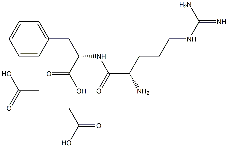 ARG-PHE ACETATE SALT, 102029-92-5, 结构式