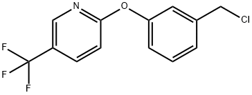 Pyridine, 2-[3-(chloroMethyl)phenoxy]-5-(trifluoroMethyl)- Struktur