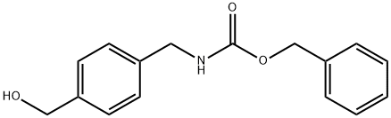 4-(ヒドロキシメチル)ベンジルカルバミン酸ベンジル 化学構造式