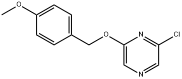 2-chloro-6-(4-Methoxybenzyloxy)pyrazine Structure