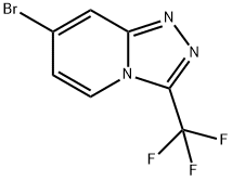 7-BroMo-3-(trifluoroMethyl)-[1,2,4]triazolo[4,3-a]pyridine Struktur
