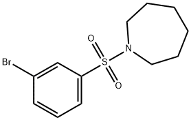 1-[(3-Bromobenzene)sulfonyl]homopiperidine Structure