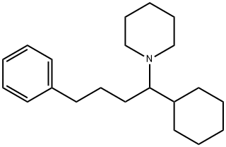 1-(1-Cyclohexyl-4-phenylbutyl)piperidine Structure