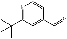 2-叔丁基吡啶-4-甲醛 结构式