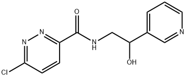 6-chloro-N-(2-hydroxy-2-(pyridin-3-yl)ethyl)pyridazine-3-carboxaMide, 1024604-99-6, 结构式