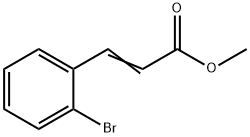 2-?Propenoic acid, 3-?(2-?bromophenyl)?-?, methyl ester Structure