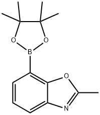 2-Methyl-7-(4,4,5,5-tetraMethyl-1,3,2-dioxaborolan-2-yl)benzo[d]oxazole Structure