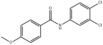 N-(3,4-dichlorophenyl)-4-methoxybenzamide Struktur