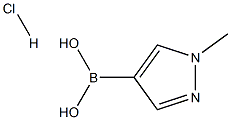 1-Methyl-1H-pyrazole-4-boronic acid hydrochloride, 95% 结构式