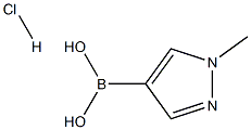 1-Methyl-1H-pyrazole-4-boronic acid hydrochloride, 95% 化学構造式