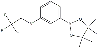 4,4,5,5-TETRAMETHYL-2-(3-(2,2,2-TRIFLUOROETHYLTHIO)PHENYL)-1,3,2-DIOXABOROLANE