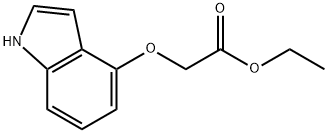 Acetic acid, 2-(1H-indol-4-yloxy)-, ethyl ester 结构式