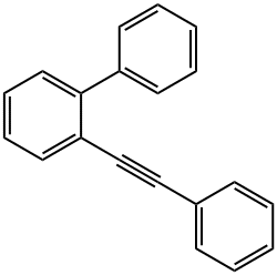 2-(フェニルエチニル)ビフェニル 化学構造式