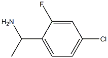 1-(4-CHLORO-2-FLUOROPHENYL)ETHAN-1-AMINE Structure