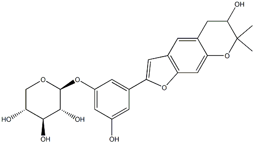 桑皮苷C, 102841-43-0, 结构式