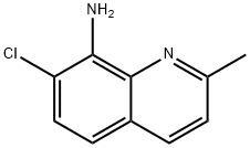 7-Chloro-2-Methylquinolin-8-aMine Structure