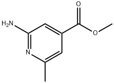 2-AMino-6-MethylisonicotinicacidMethylester Struktur
