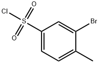 3-broMo-4-Methylbenzene-1-sulfonyl chloride Struktur