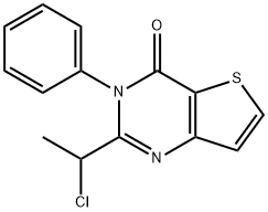 2-(1-Chloroethyl)-3-phenylthieno[3,2-d]pyriMidin-4(3h)-one Struktur