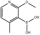 2-Methoxy-4-methylpyridine-3-boronic acid Struktur