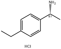 (1R)-1-(4-乙基苯基)乙胺盐酸盐 结构式