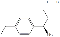 (R)-1-(4-Ethylphenyl)propan-1-aMine hydrochloride Structure
