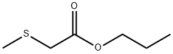 Propyl 2-(Methylthio)acetate Structure