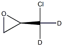 Oxirane,2-(chloroMethyl-d2)-,(2R) 化学構造式