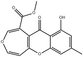 Isofusidienol A|10-羟基-8-甲基-11-氧代-11H-氧杂卓并[4,5-B][1]苯并吡喃-1-羧酸甲酯