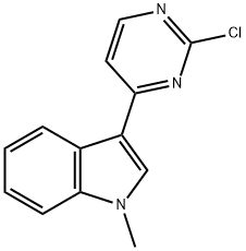 3-(2-氯嘧啶-4-基)-1-甲基吲哚,1032452-86-0,结构式