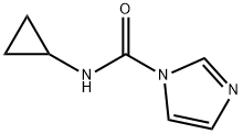 N-シクロプロピル-1-イミダゾールカルボキサミド 化学構造式