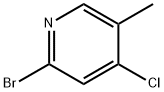 2-BroMo-4-chloro-5-Methylpyridine Structure