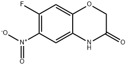 7-氟-6-硝基-2H-1,4-苯并恶唑-3(4H)-酮,103361-67-7,结构式